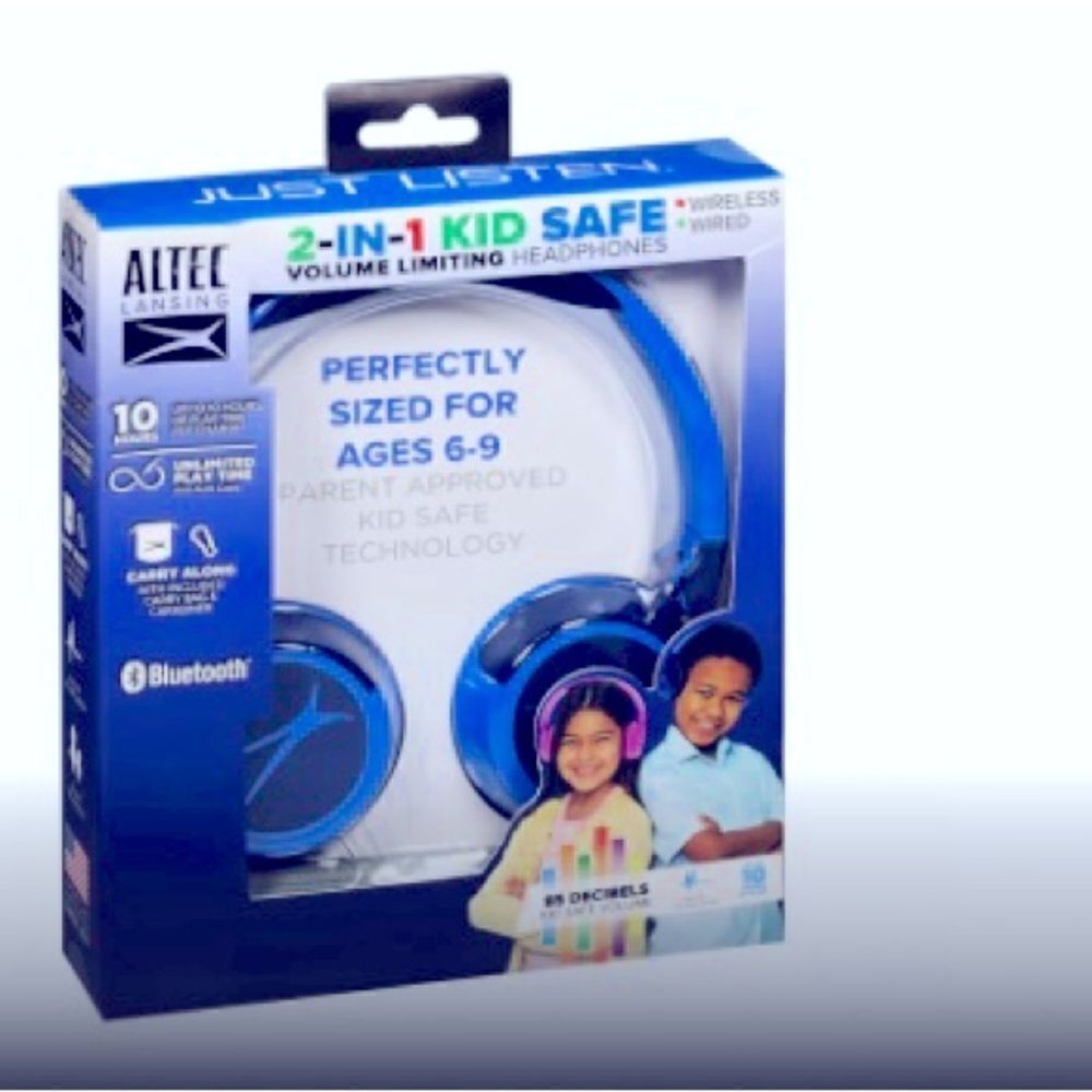 🛍️ Altec Lansing Kid Safe 2-in-1
Wireless Bluetooth up to 10 hours of play 💥